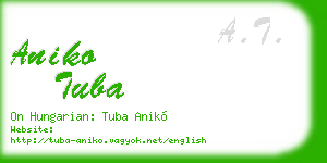 aniko tuba business card